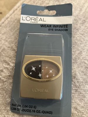LOREAL Wear infinite EYE SHADOW Duo~ DOMINO #912 Perle ? Brown Gold Shimmer~ NEW - Image 1 of 4