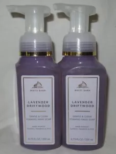 White Barn Bath & Body Works G& Clean Hand Soap Lot Set of 2 LAVENDER DRIFTWOOD - Picture 1 of 4
