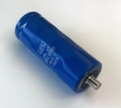 Nippon Chemi-Con Aluminium Capacitor - U36L 200V 6800μF 85°C - Screw Terminal - image 1 of 4