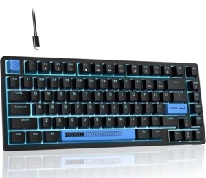 Aimzone 60% Mechanical Gaming Wired Keyboard 82 Key (bn) - Picture 1 of 8