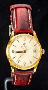 Buren Grand Prix Gold-Plated Men's Manual Watch (Vintage)-- Working,  Ø33mm Case - Picture 1 of 7
