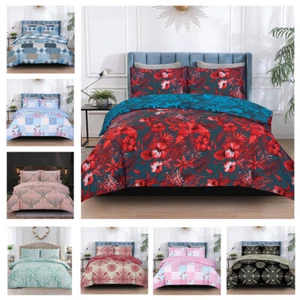 Doona Duvet Cover Bedding Set Pillowcases Single/Double/Queen/King Size Gift - Picture 1 of 47