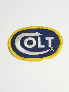 Vintage Colt Schusswaffen Gewehr Gewehr Patch Jagd Aufnäher Mütze Jacke NOS - Bild 1 von 3