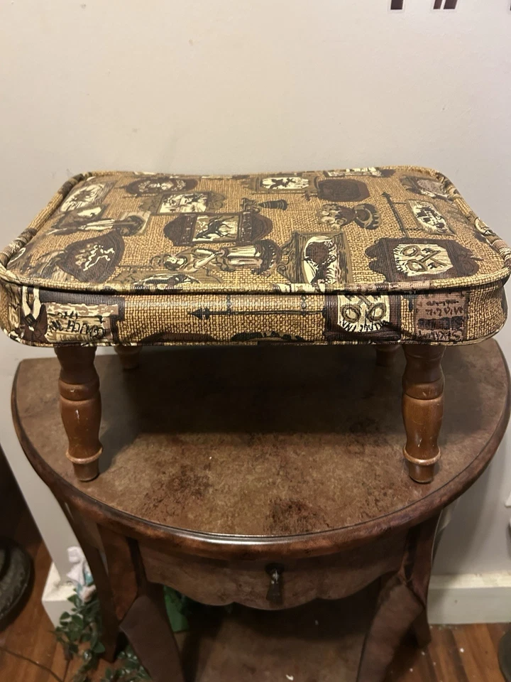 Reposapiés de vinilo vintage Babcock Phillips años 70 Foto 1 de 4