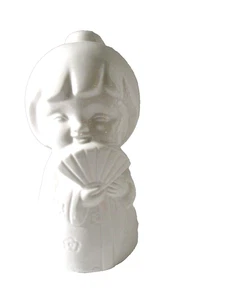 Vintage Sakura Girl Tiki Cocktail Becher Benihana weiß Keramik - Bild 1 von 10