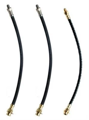 Brake Hose SET 1/2 ton  Ford F1 1949 1950 1951 1952 FRONT and REAR  Made in USA - Image 1 of 4