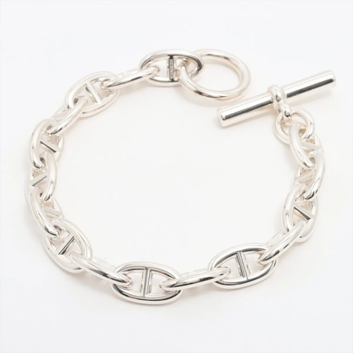 Bracciale Hermès Chaîne d'Ancre GM 16 cornici argento 925 85 3 g
