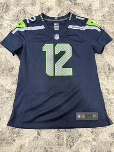 Seattle Seahawks #12 Fan Navy Blue Women’s Medium Nike On Field Jersey - Bild 1 von 10