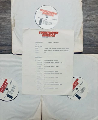 4/26/86 DICK CLARK COUNTDOWN AMERICA RADIO SHOW W/CUE SHEETS - Image 1 of 4