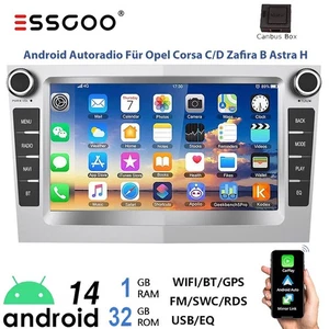 Android14 Apple Carplay Autoradio GPS Für Opel Astra H Corsa C D Vectra Zafira B - Bild 1 von 16