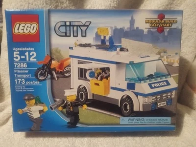 LEGO 7286 Policía de la Ciudad Transporte de Prisioneros 100% Completo CAJA SELLADA Juguetes Lego Foto 1 de 4