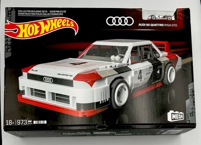 Nuevo en caja MEGA Hot Wheels Audi 90 Quattro IMSA GTO kit de juguete de construcción 973 piezas nuevo en caja Foto 1 de 4