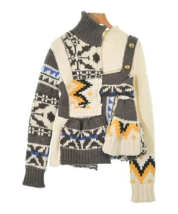 sacai Sweaters Off-whitexBrownxYellowetc. 1(Approx. S) 2200629393035 - Picture 1 of 6