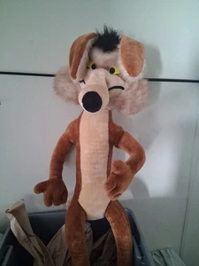 "Felpa gigante de colección Wile E Coyote 45"" relleno Warner Bros 1971" - Imagen 1 de 12