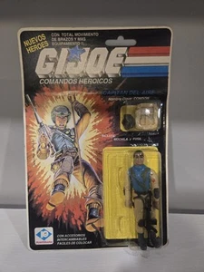 Gi Joe Argentina Airborne Figure Variant Plastirama On Card MOC - Picture 1 of 2