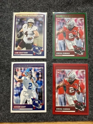 Cartão NFL Panini Score 2025 - Escolha SEU jogador - Emeka Egbuka, Jeanty e MAIS! - Imagem 1 de 2