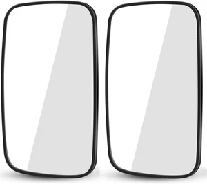 2PCS Forklift Rear View Mirrors 9 Inch 9.25 x 5.3 x 0.4 inches, dark grey 2x  - Picture 1 of 7