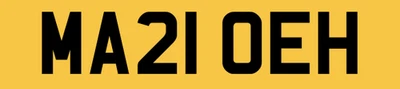 MARIO EH NUMBER PLATE PRIVATE REGISTRATION CHERISHED REG MA21 OEH PERSONAL REG - Image 1 of 4