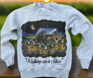 Vintage 90s Green Bay Packers NFL Youth Crewneck Sweatshirt Sz 10/12 - Picture 1 of 5