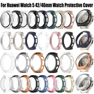 Replacement For Huawei Watch 5 42/46mm Wrist Bumper TPU/PC Protector Case Cover - Zdjęcie 1 z 186