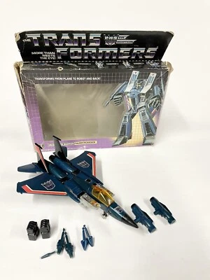 Thundercracker Completo En Caja Algunos Daños 1985 G1 De Colección Hasbro Transformers Foto 1 de 4