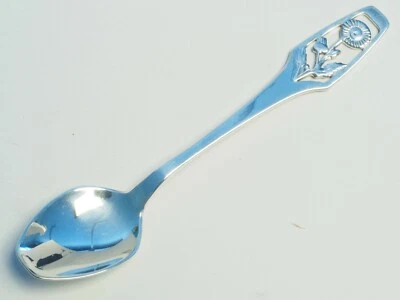 1 cuchara espresso sueca plateada moca sked alton flores Sverige tipo 3 cada una Foto 1 de 2