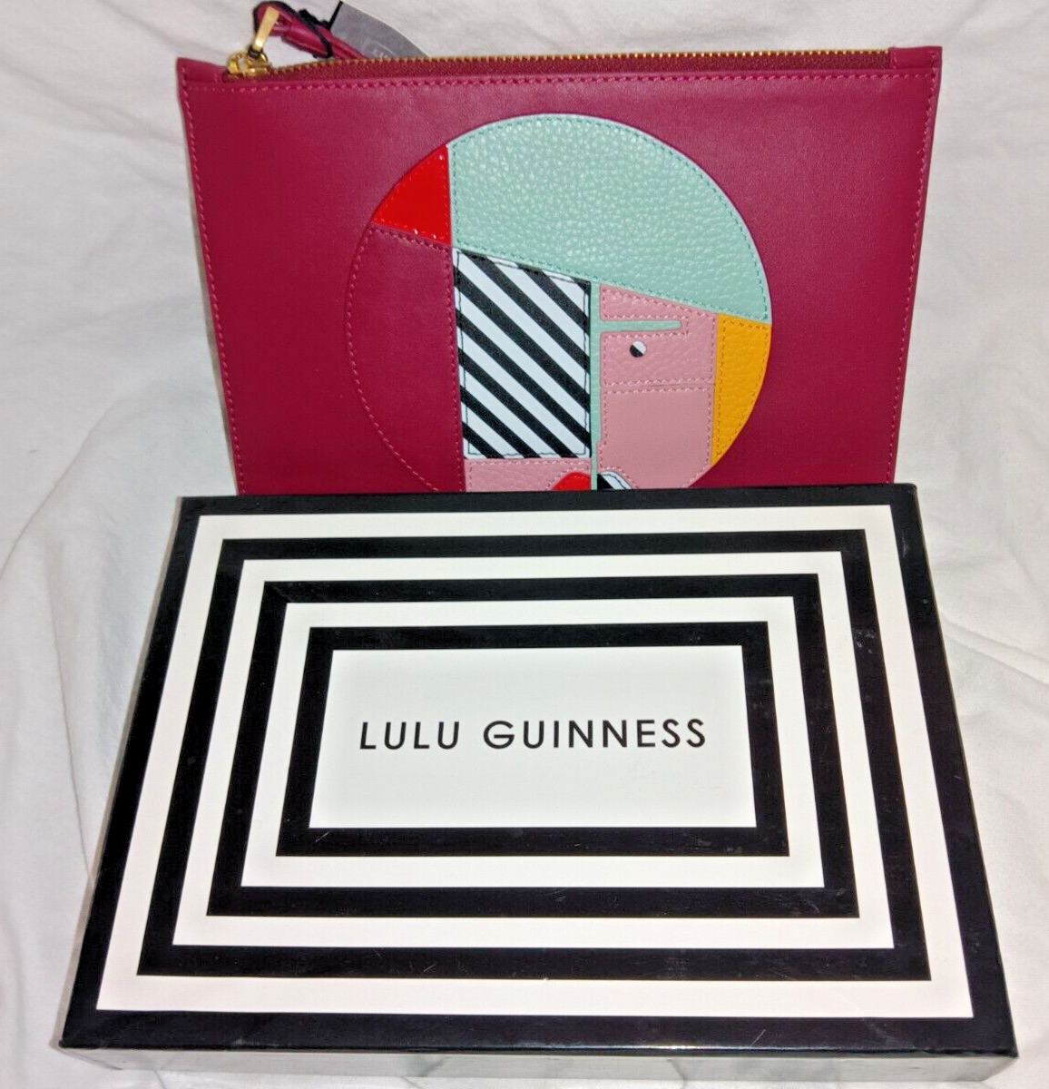 Lulu Guinness Leather Clutch Bags for Women for sale | eBay Lulu Guinness Leather Clutch Bags for Women for sale | eBay