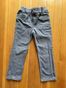 Hanna Andersson  120 Size 6/7 Boys Gray Pull On  Pants Drawstring - Picture 1 of 3