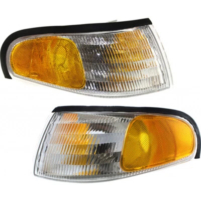 For 1994-1998 Ford MUSTANG Pair Park Lights Driver and Passenger - Image 1 of 3