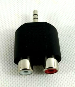 3.5 mm Splitter adaptateur diviseur Jack audio prise male vers 2 double femelle - Picture 1 of 2