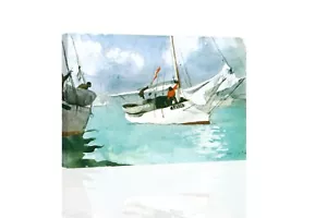 Fishing Boats Key West-Homer GICLEE ART PRINT 12 x 18 Many Sizes - Picture 1 of 2