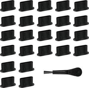USB C Schutzkappe,20 Stück Handy Staubstecker,Silikon USB C Staubschutz Telefon - Bild 1 von 7