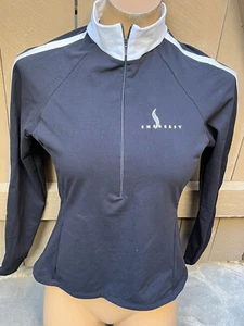 Shebeest Women's Sz S  Black White  1/2 Zip Long Sleeve Cycling Jersey - Picture 1 of 11