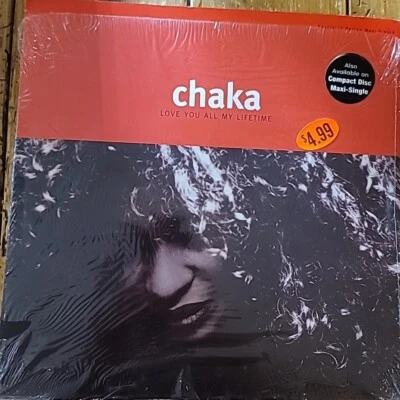 CHAKA KHAN Love You All My Lifetime WB 12" Single SHRINK 33 Garage Dub House R&B - Image 1 of 4
