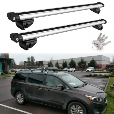 53" Car Top Roof Rack Cross Bars Cargo Luggage Carrier For Kia Sedona 2002-2021 Foto 1 de 4