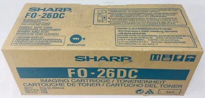 Tóner Original Negro SHARP FO-26DC Fax FO-2600/FO-2700 (2.600 PG) - Imagen 1 de 2