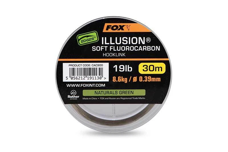 Fox Illusion Soft Fluorocarbon Hooklink Naturals Green - Image 1 of 1