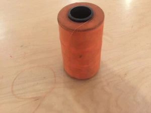 THREAD, ORANGE/FLAME, POLY/COTON NEW OLD STOCK,GI - Picture 1 of 2