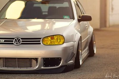 Guardabarros llamaradas para Volkswagen Jetta GTI JDM extensiones de carrocería ancha 3,5" 90 mm 4 piezas Foto 1 de 2