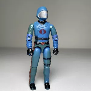 Vintage 1982-3 GI Joe Blue Cobra Commander Enemy Actionfigur Hasbro Hongkong - Bild 1 von 8
