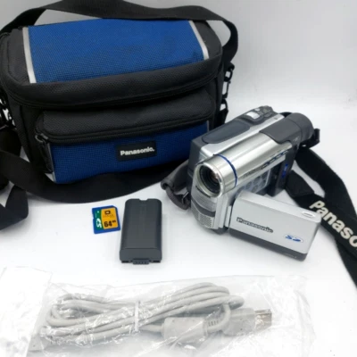 (Parts / Repair ) Panasonic Mini Digital Video Camcorder Camera PV-DV203D w/ Bag - Image 1 of 4