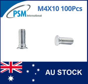 SELF CLINCHING STUD M4 X 10 STAINLESS STEEL PSM09197 PSM PFHSM410 X100 - Picture 1 of 4