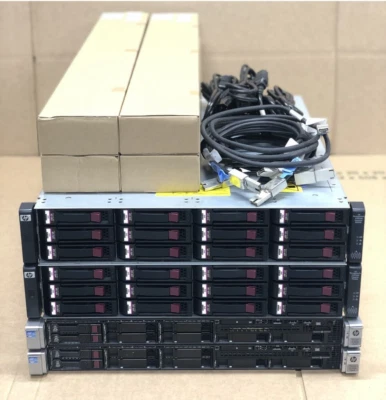  HP P2000 14.4TB 15K SAS Server SAN Configuration DL360 Gen8's 32-Core 256GB RAM - Image 1 of 2