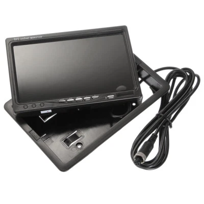 7"TFT Screen LCD Car Rear View Monitor&Waterproof Back Small Reverse Camera Set - Image 1 of 4