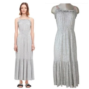NEW Rebecca Taylor JERSEY TANK Maxi DRESS Size Medium Gray minimalist, casual - Picture 1 of 9