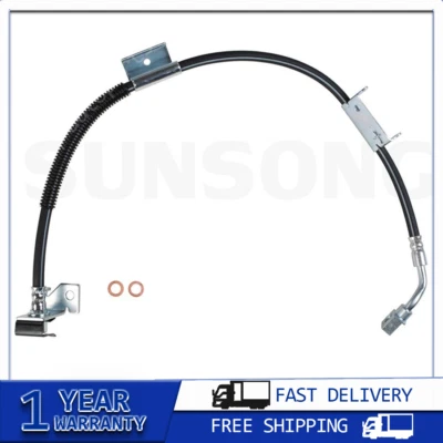 Гидравлический шланг переднего левого тормоза подходит для Chevrolet Silverado 1500 2003–2005 годов выпуска новый - Изображение 1 из 4