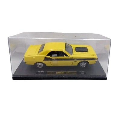 Newray 1970 Dodge Challenger T/A Yellow Die Cast 1:43 - Image 1 of 4