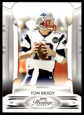 2009 Playoff Prestige #57 Tom Brady FOOTBALL New England Patriots - Image 1 of 2