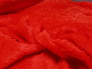 Material De Tela De Piel Sintética Divertido - ROJO BRILLANTE - Imagen 1 de 1