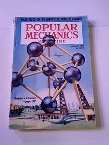 Popular Mechanics Magazine Vintage January 1958 - Picture 1 of 3